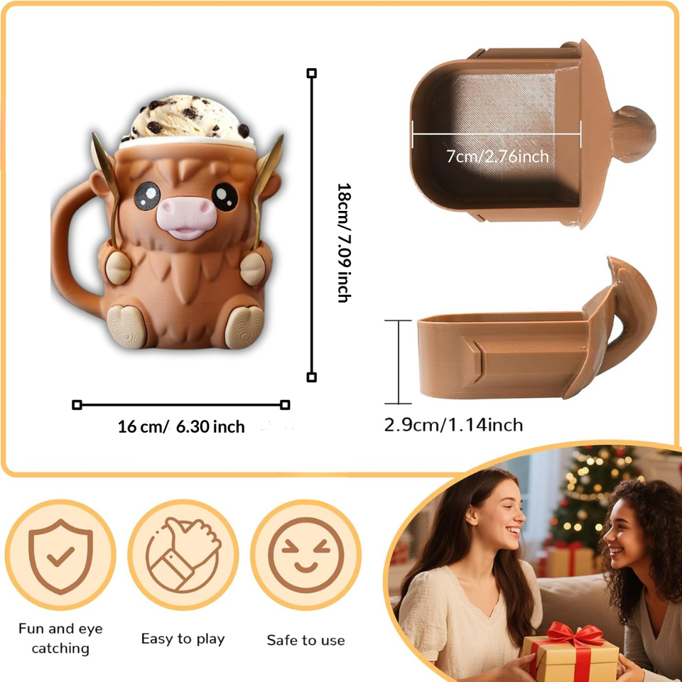 MooTreat – Ice Cream Mug Holder