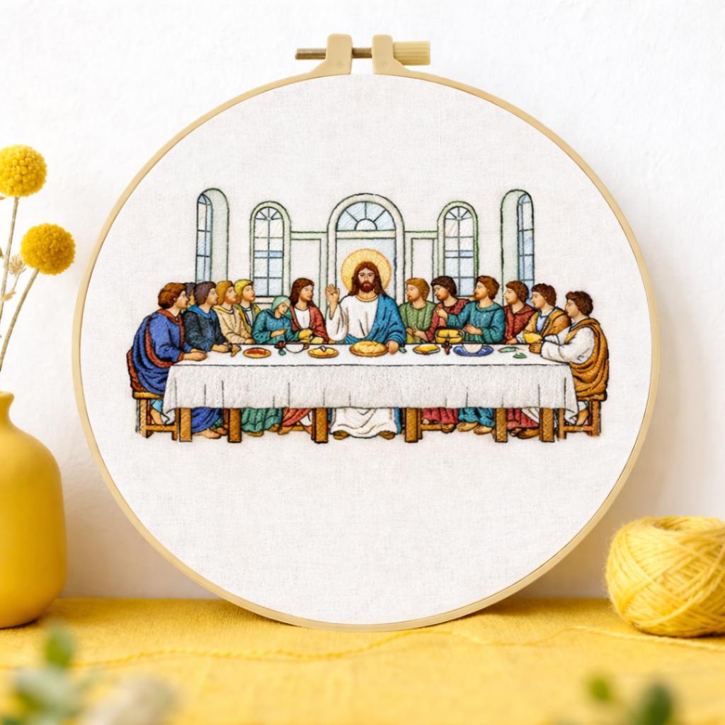 GraceStitch – Nativity Embroidery Kit for Faith-Inspired Crafting