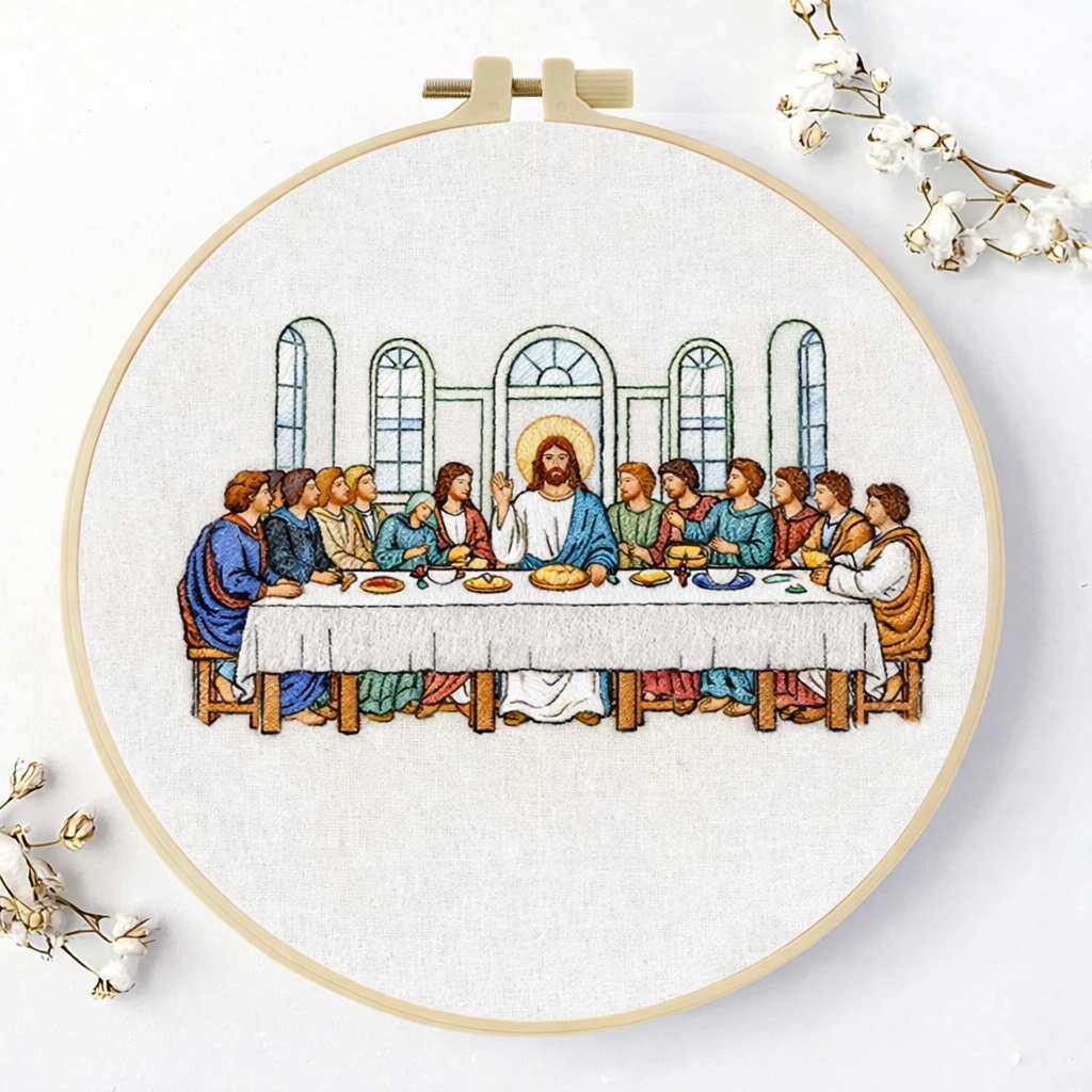 GraceStitch – Nativity Embroidery Kit for Faith-Inspired Crafting