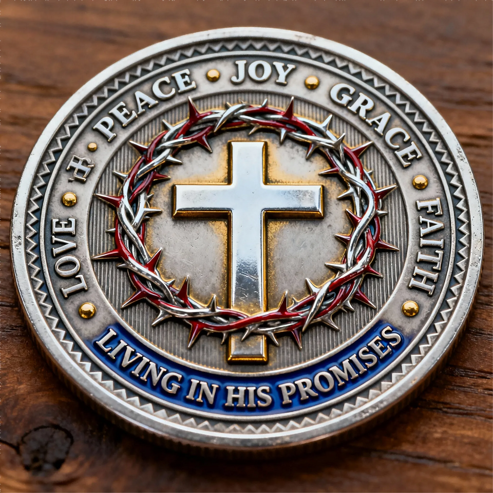 🌟 “YAHWEH – The True Light” Faith Commemorative Coin ✝️