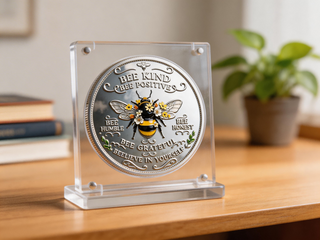 GoldenHive – Motivational Bee Kind Keepsake Coin