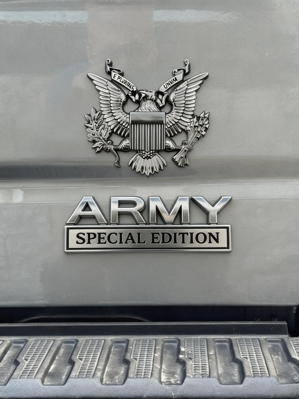 EliteValor – Military Eagle Chrome Badge