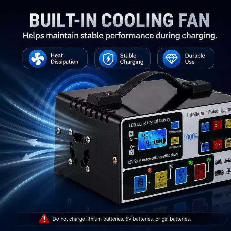 PowerCharge – 12V/24V Smart Battery Charger