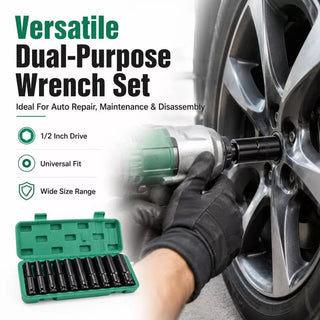 GripMaster | 10-Piece Strong Grip Socket Set