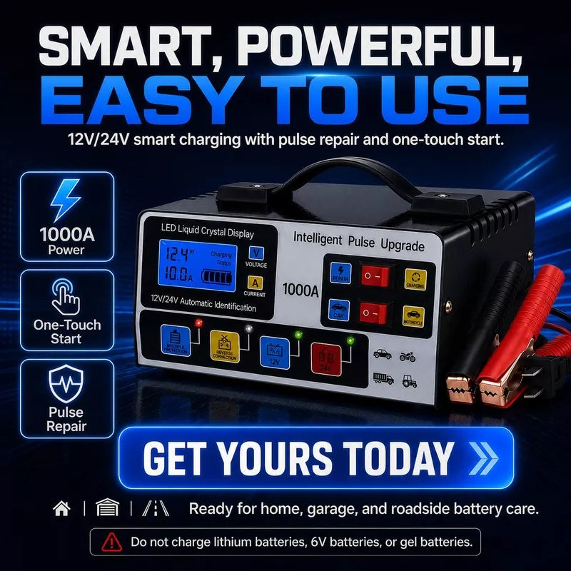 PowerCharge – 12V/24V Smart Battery Charger