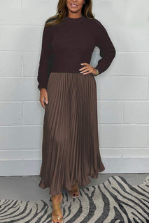 ChicFusion – Layered Jumper Pleated Dress