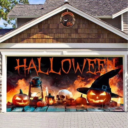 Halloween Garage Door Decoration marnetic