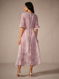 Lunessa | V-Neck Evening Maxi Dress