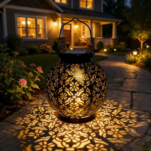GlowBloom – Outdoor Solar Lantern