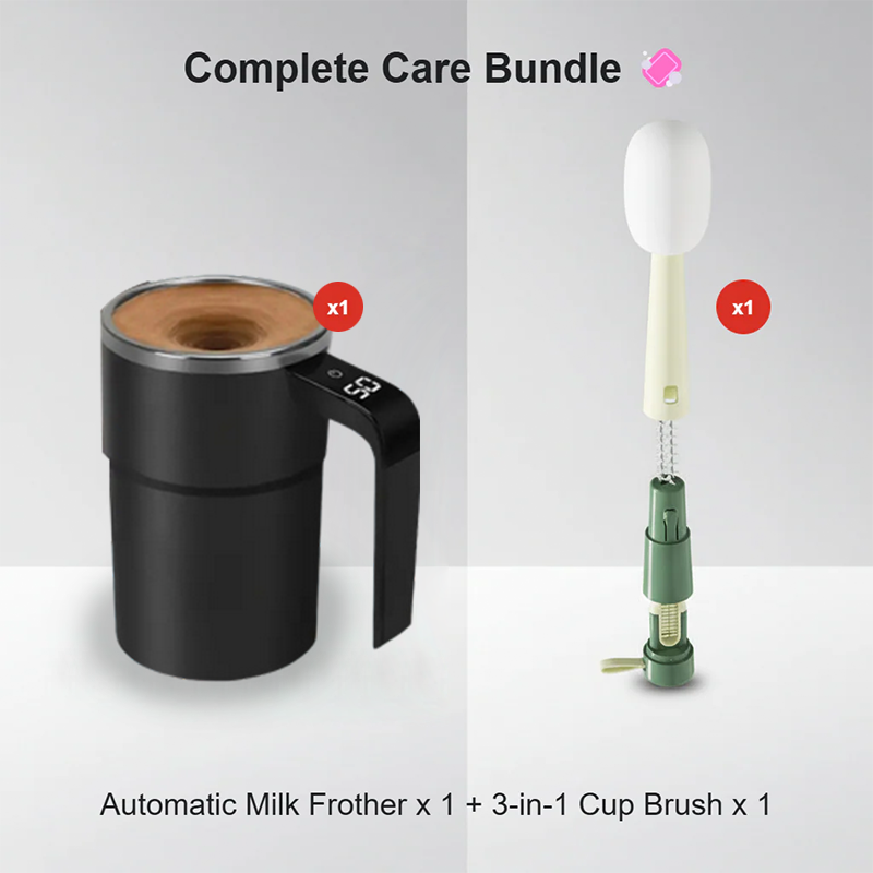MixMate – Magnetic Self-Stirring Mug Set for Coffee & Tea