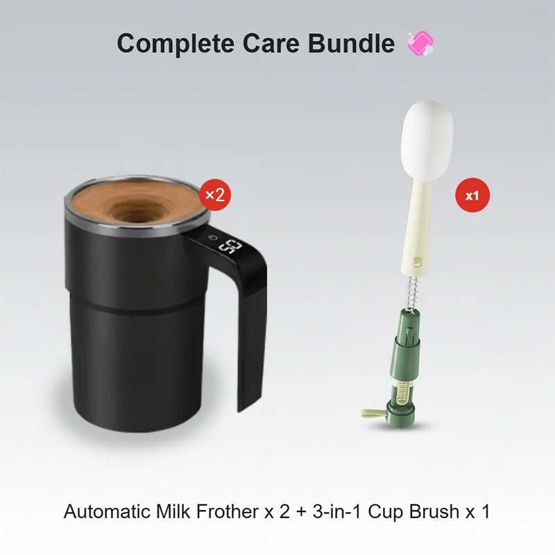 MixMate – Magnetic Self-Stirring Mug Set for Coffee & Tea