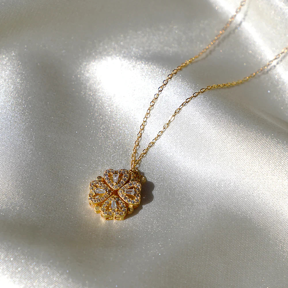EternalBloom – Daughter’s Lucky Clover & Rose Keepsake