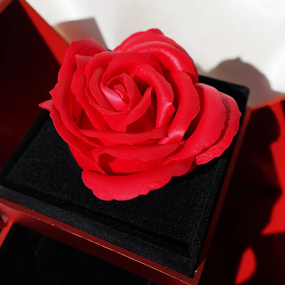 EternalBloom – Daughter’s Lucky Clover & Rose Keepsake