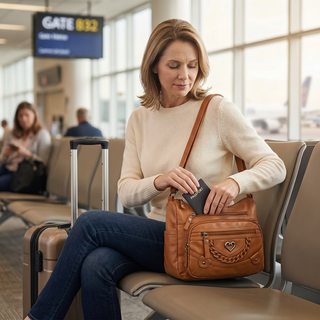 LunaLuxe – Women's Multi-Pocket Crossbody Bag