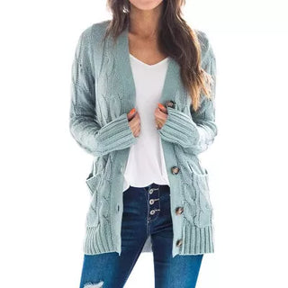 AutumnChic – Women’s Midi Length Knit Sweater