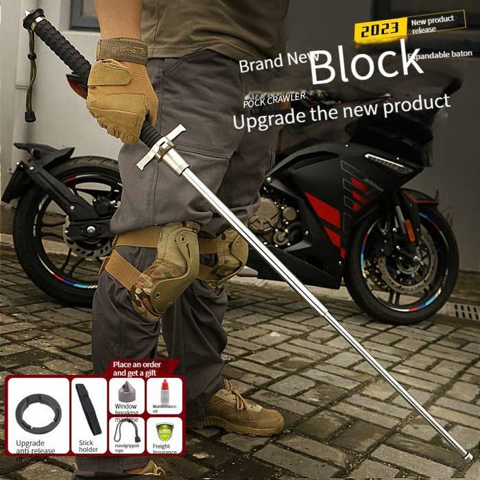 🎉Limited Time 49% OFF🔥Improved Self - Defense, Automatically Retractable Hiking Stick - stavogue