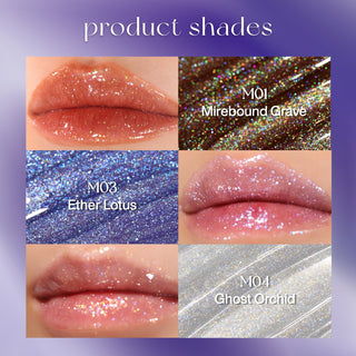 AlterRealm – Vegan Shimmer Velvet Lip Gloss in Bold Gothic Shades
