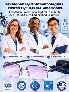 ClearShift – Progressive Photochromic Diamond-Cut Reading Glasses