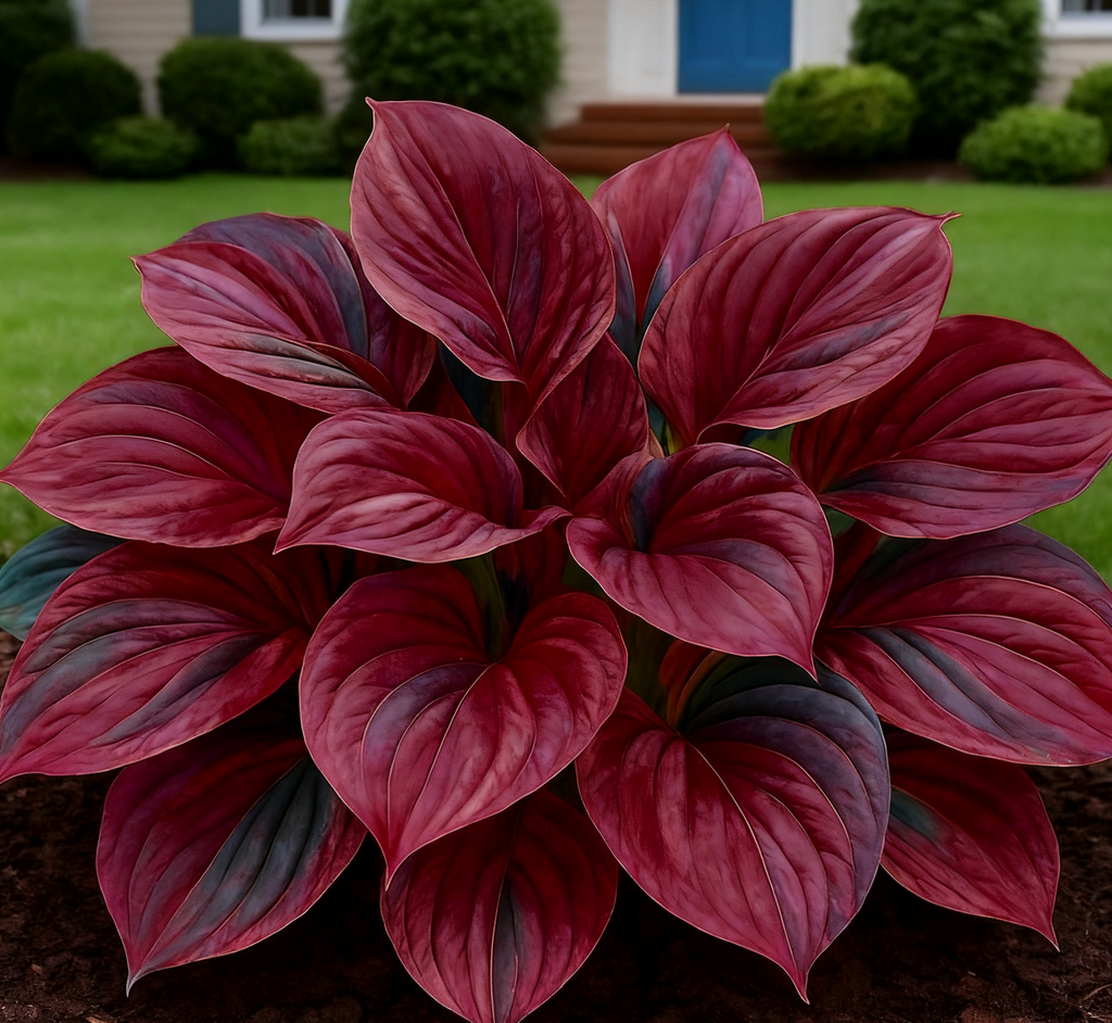 🌿Rare Multicolor Hosta Seeds – Unique Variegated Leaves for Eye🌸