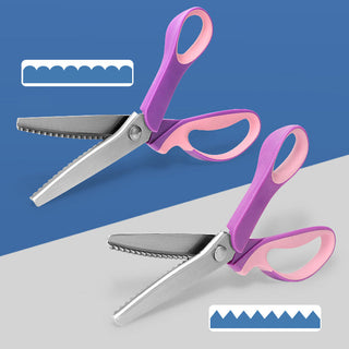 ZigZagCut – Ergonomic Soft-Grip Pinking Shears for Fabric, Paper and Crafts