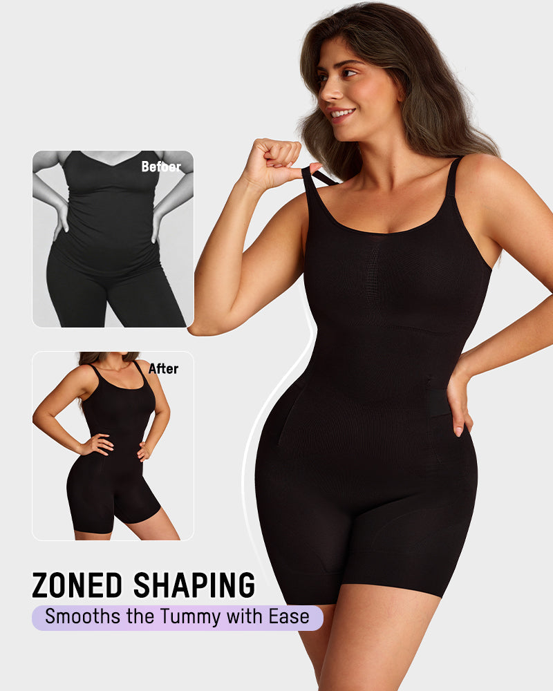 SculptEase – All-in-One Sculpting Bodysuit with Pull-Away Back Panel