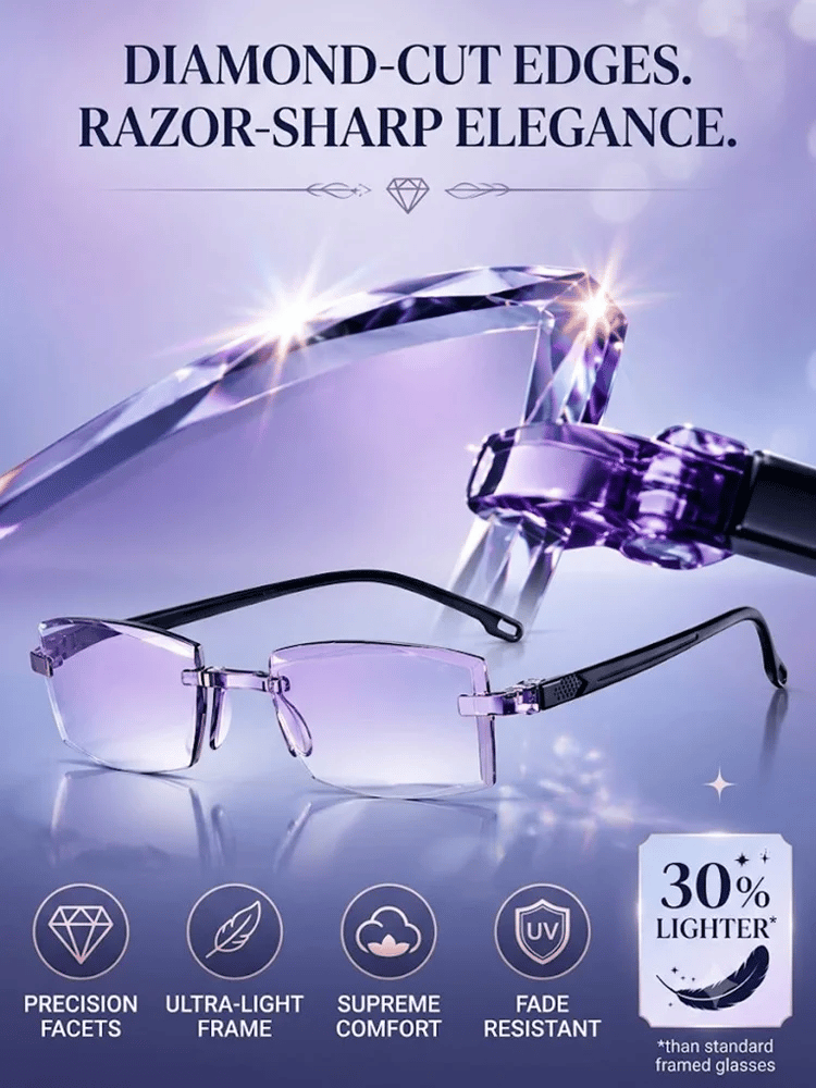 ClearShift – Progressive Photochromic Diamond-Cut Reading Glasses
