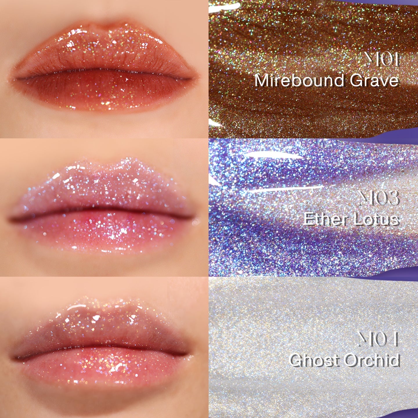 AlterRealm – Vegan Shimmer Velvet Lip Gloss in Bold Gothic Shades