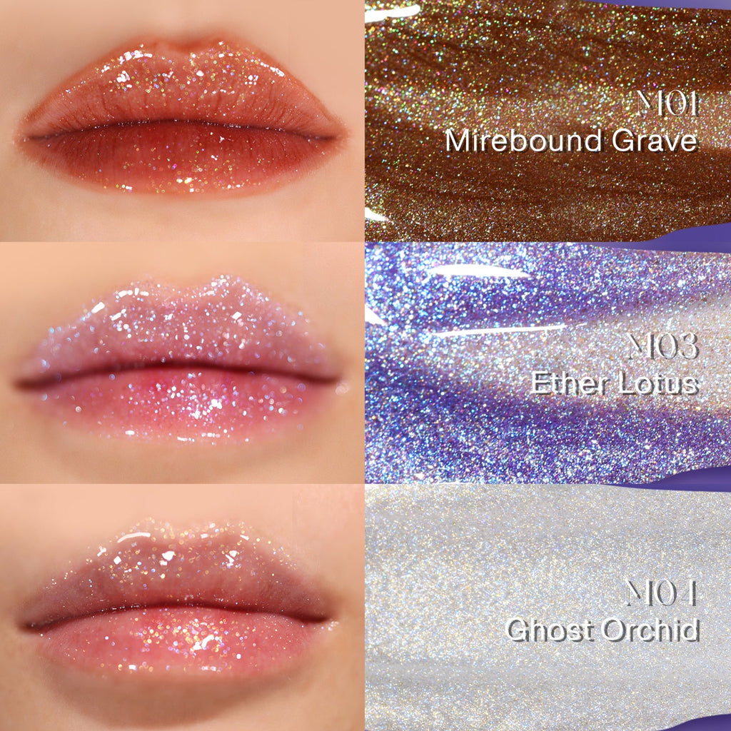 AlterRealm – Vegan Shimmer Velvet Lip Gloss in Bold Gothic Shades