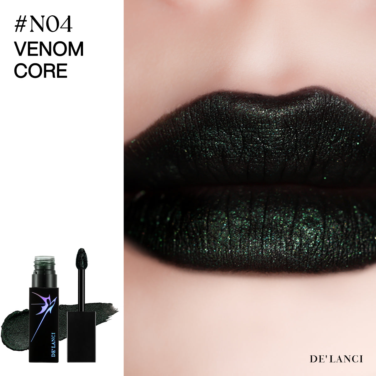 AlterRealm – Vegan Shimmer Velvet Lip Gloss in Bold Gothic Shades