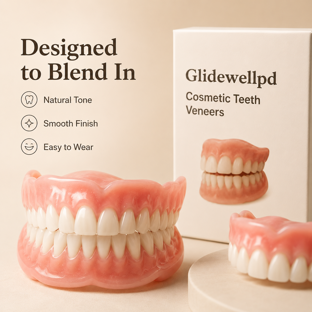 FullSmile – Premium Full-Cover Custom-Fit Dentures