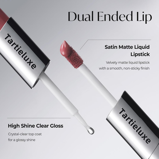 TwinGlow – Dual-Ended Matte Lip Color and Clear Gloss
