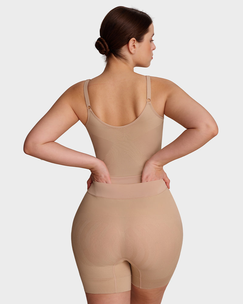 SculptEase – All-in-One Sculpting Bodysuit with Pull-Away Back Panel