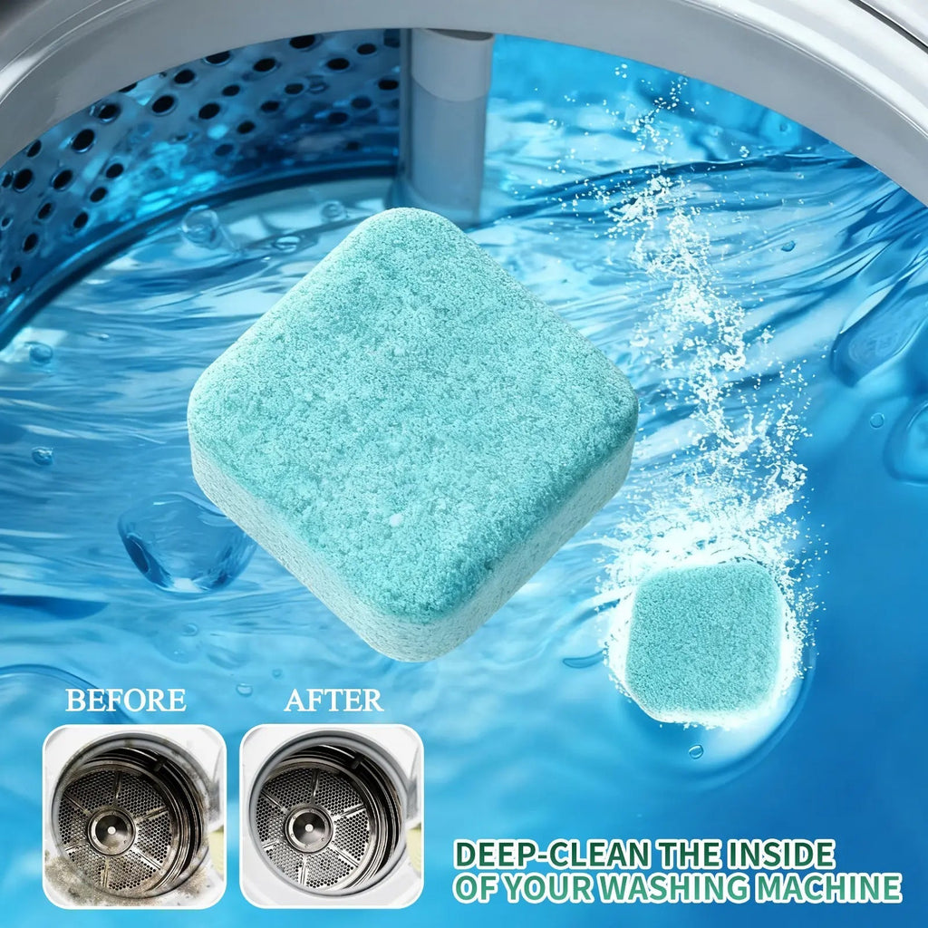 WasherRevive – Effervescent Deep Cleaning Tablets for Washing Machines