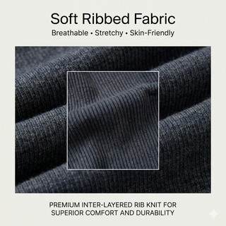 SculptRib – Ribbed U-Neck Tank Top with Built-in Bra