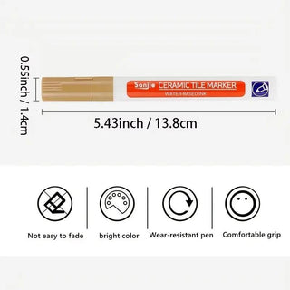 GroutRenew – Waterproof, Mold-Resistant Tile Grout Marker Pen (Pair)