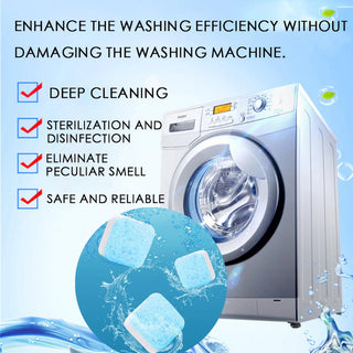 WasherRevive – Effervescent Deep Cleaning Tablets for Washing Machines