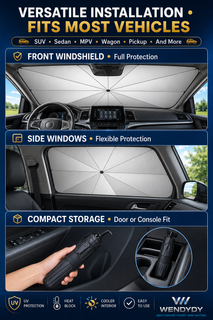 ShadeBrella – Foldable Car Windshield Sun Shade Umbrella