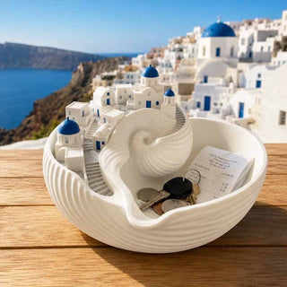 AegeanNest – Santorini-Inspired Catchall Bowl