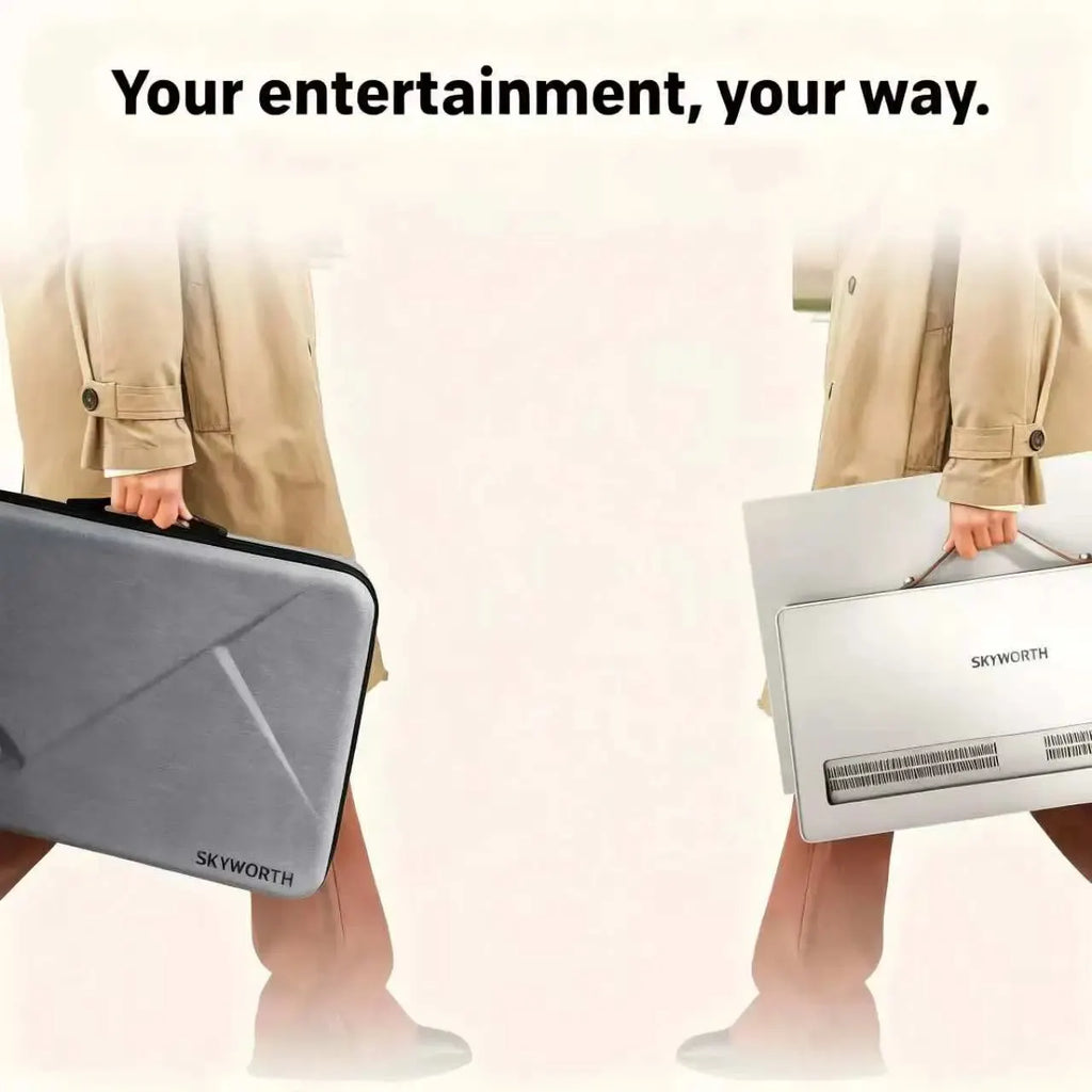 RoamScreen – 24-Inch Portable Smart TV with Built-In Battery & Carry Case