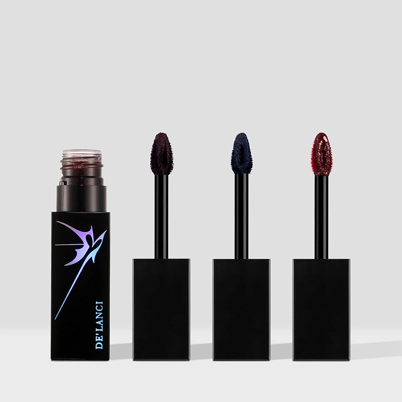 AlterRealm – Vegan Shimmer Velvet Lip Gloss in Bold Gothic Shades