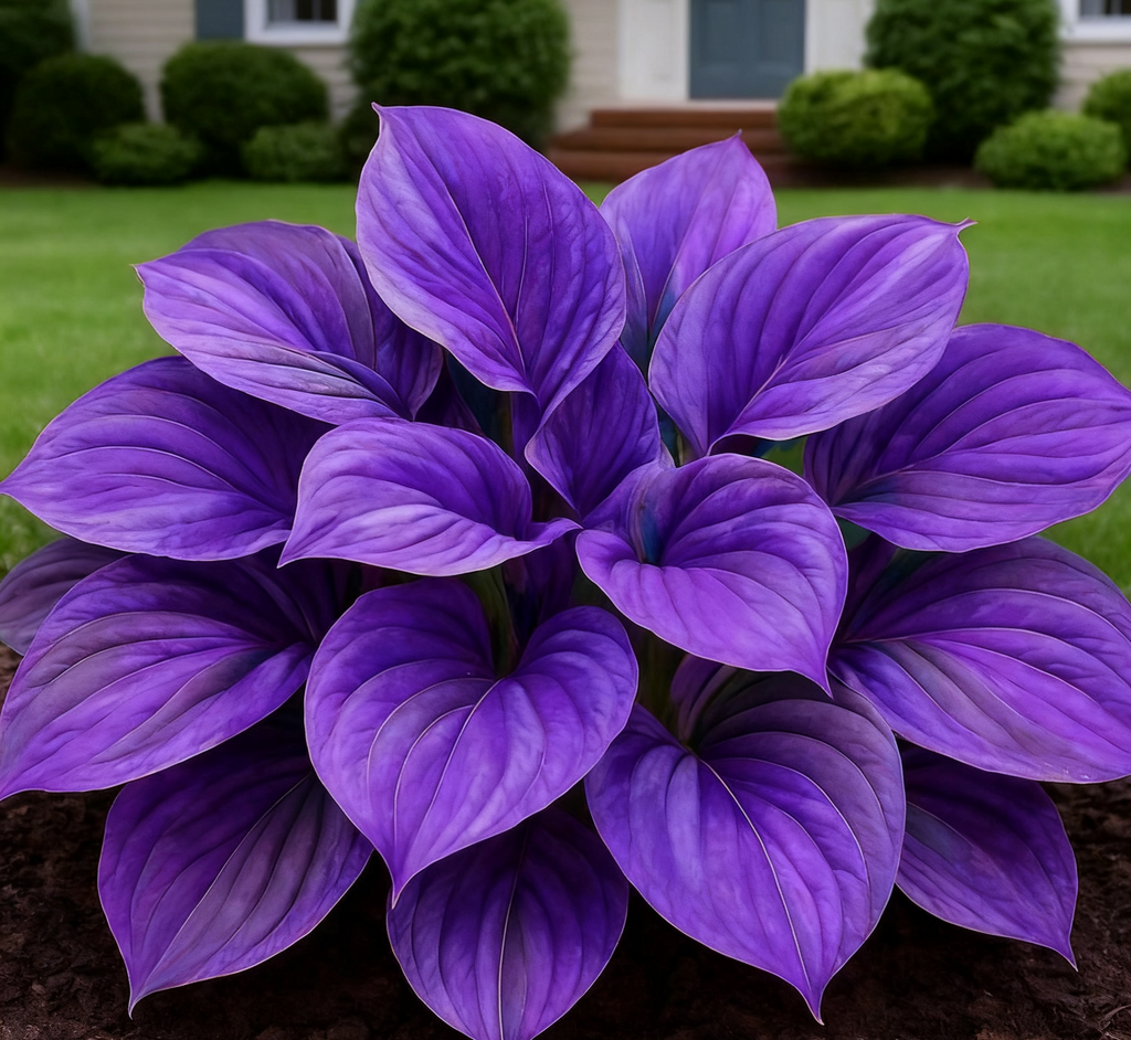 🌿Rare Multicolor Hosta Seeds – Unique Variegated Leaves for Eye🌸