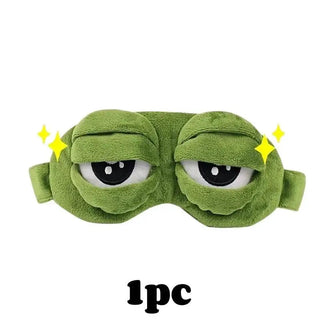 FrogDream – 3D Plush Sleep Mask with Cooling Gel