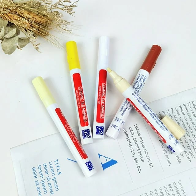 GroutRenew – Waterproof, Mold-Resistant Tile Grout Marker Pen (Pair)