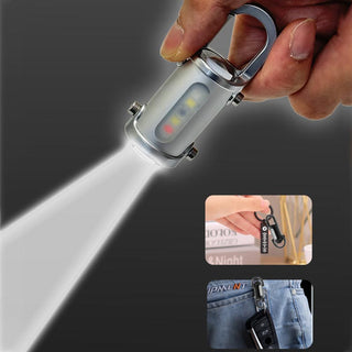 LumaClip – 1200LM Waterproof Mini Keychain Flashlight with Power Bank