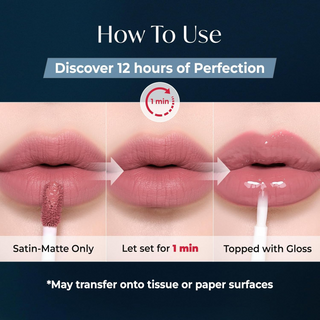 TwinGlow – Dual-Ended Matte Lip Color and Clear Gloss