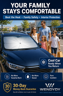 ShadeShield – Foldable Car Windshield Sun Shade Umbrella