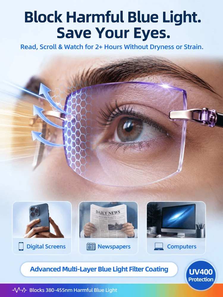 ClearShift – Progressive Photochromic Diamond-Cut Reading Glasses