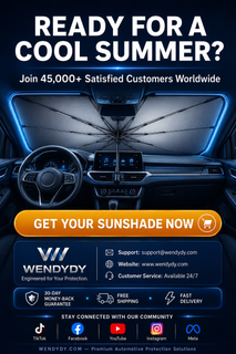 ShadeShield – Foldable Car Windshield Sun Shade Umbrella