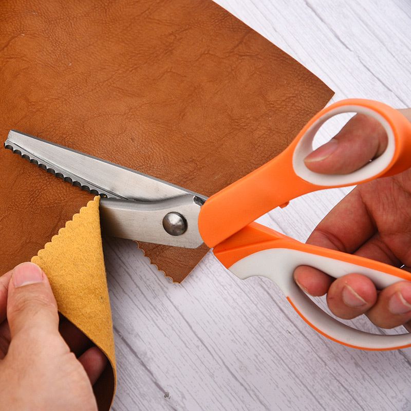 ZigZagCut – Ergonomic Soft-Grip Pinking Shears for Fabric, Paper and Crafts