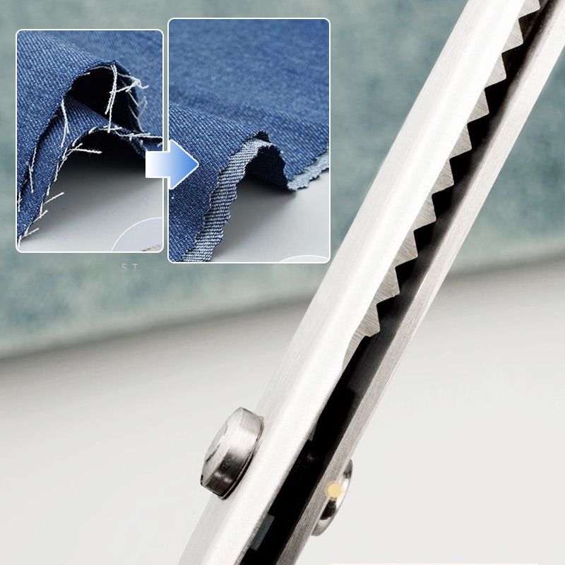 ZigZagCut – Ergonomic Soft-Grip Pinking Shears for Fabric, Paper and Crafts